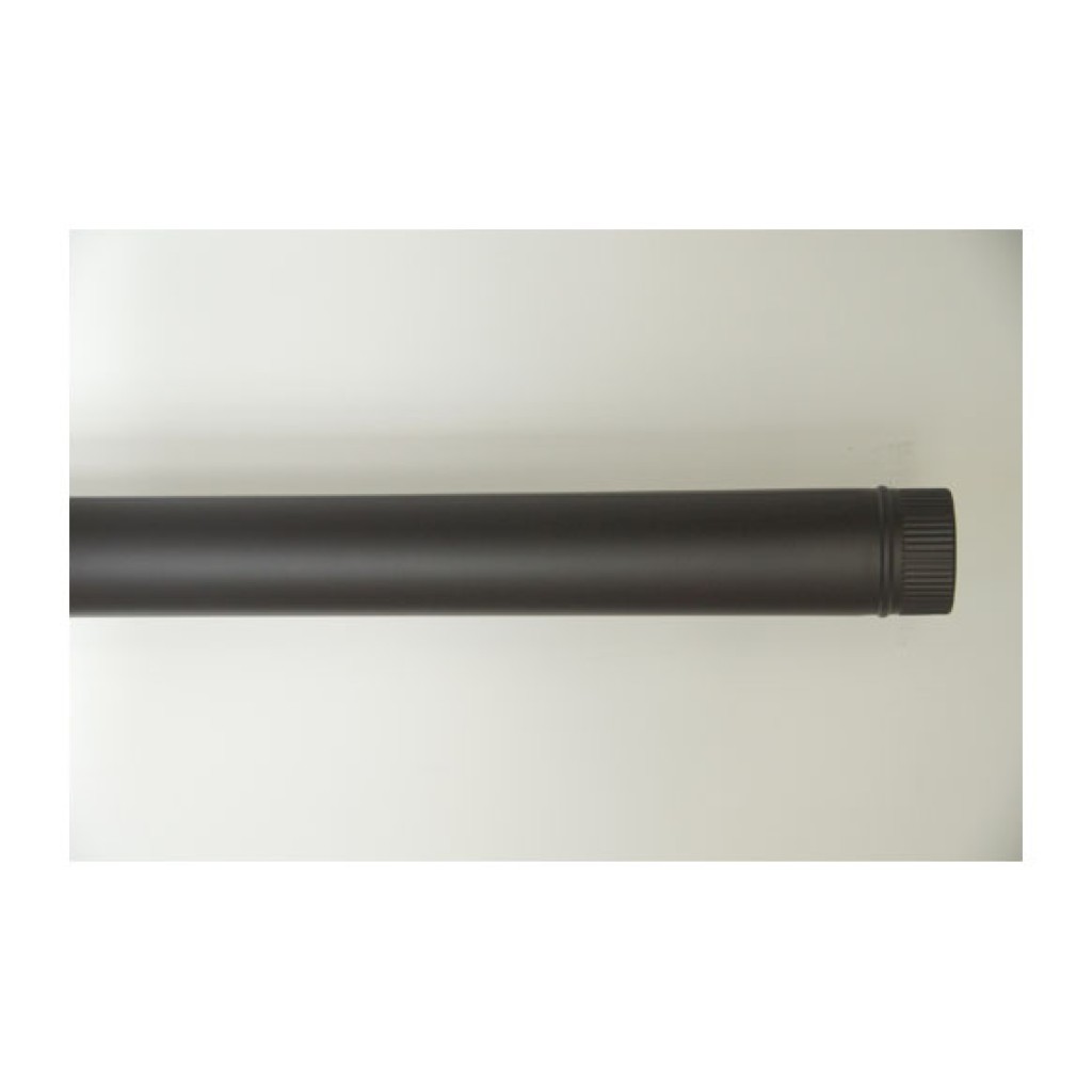 TUBO LISO VITRIFICADO NEGRé200 X 1MT