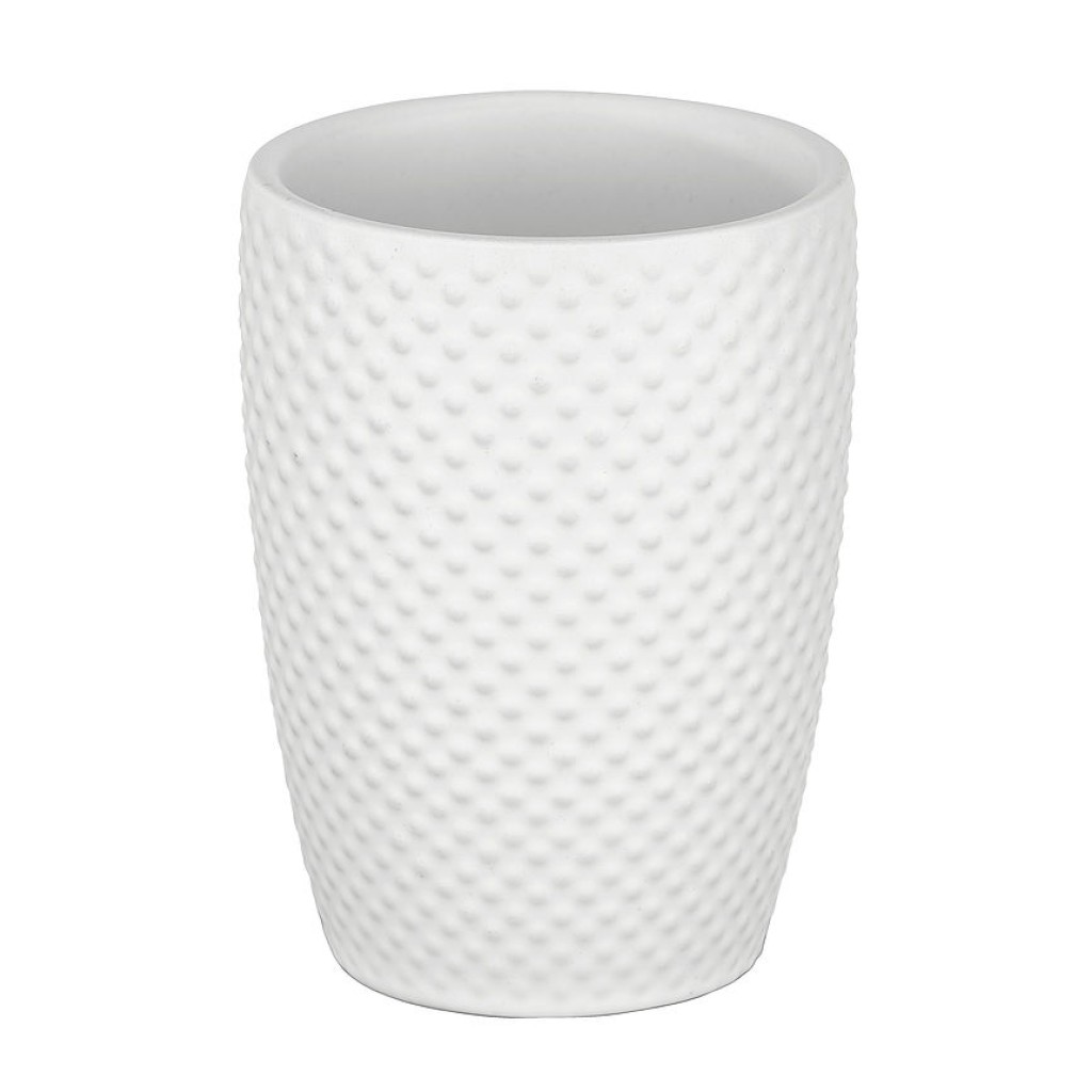 VASO DE DIENTES CERAMICA BLANCO 22951