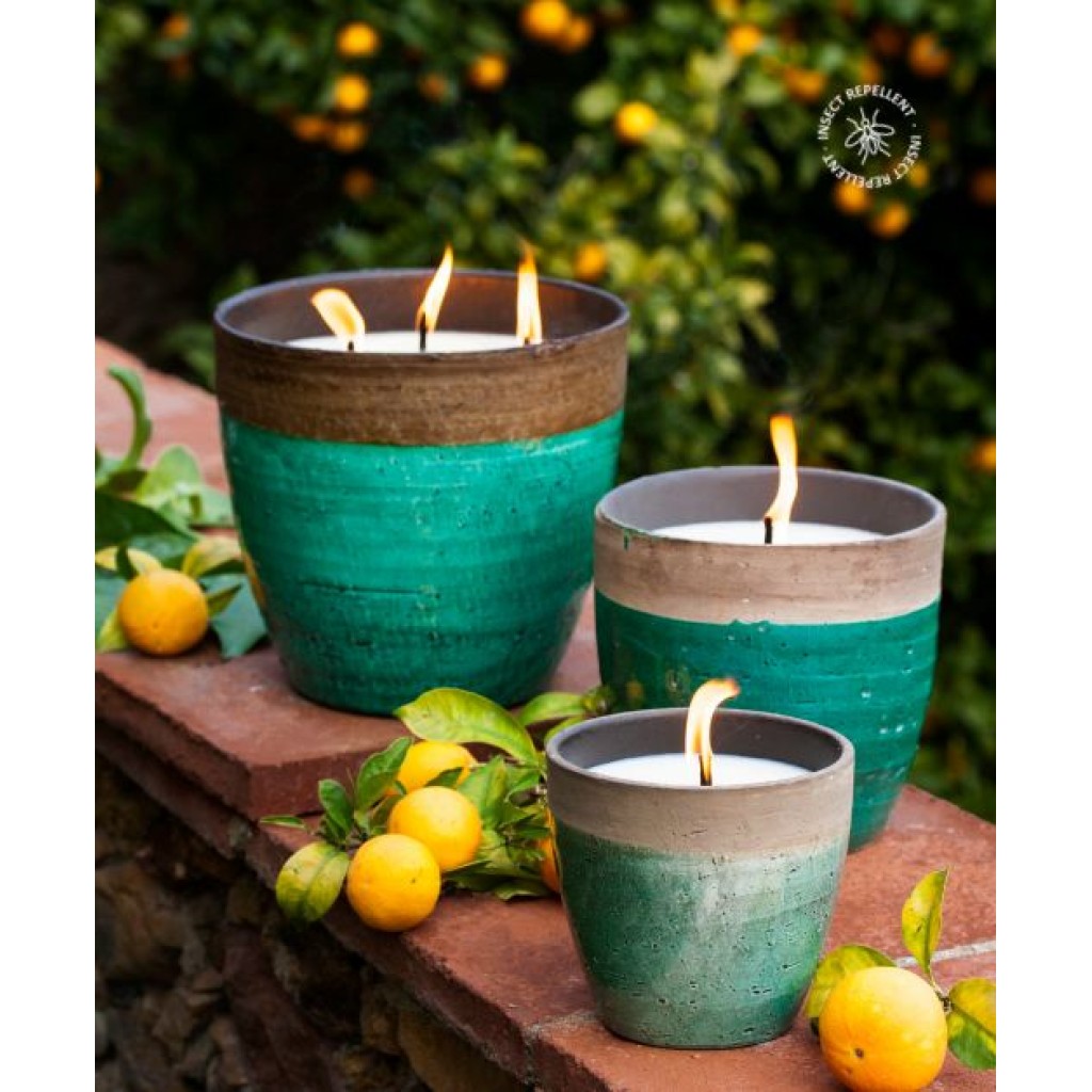 VELA TIESTO VERDE     18X18 KALYM15 CITR