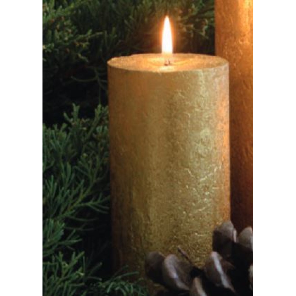 VELA CALINA BLOQUE DORAD. 10X20  C1020DO