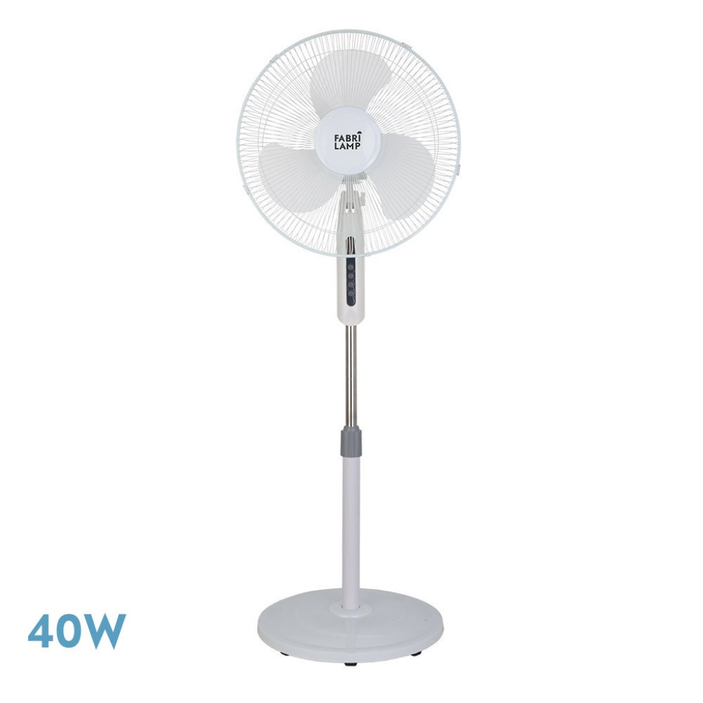 VENTILADOR DE PIE ETESIO BLANCO 3V 40W