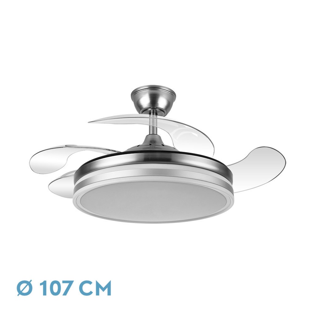 VENTILADOR BAYOMO NIQUEL ASPAS DESP. 59W