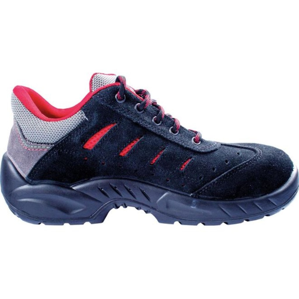 ZAPATO NEGRO/ROJO SMART S1P B168B T-45