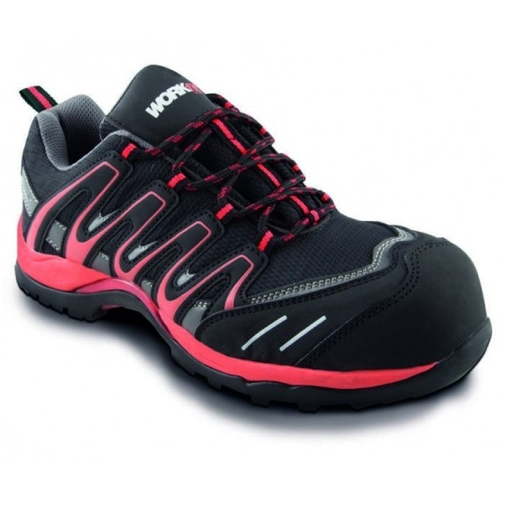 ZAPATO SEG. WORKFIT TRAIL ROJO  T.40
