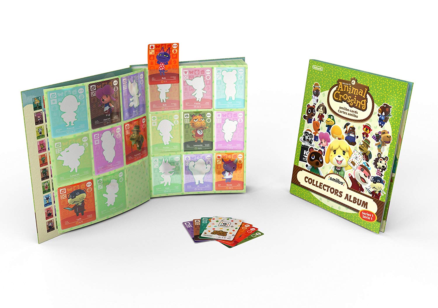 PACK 3 TARJETAS AMIIBO ANIMAL CROSSING + ALBUM