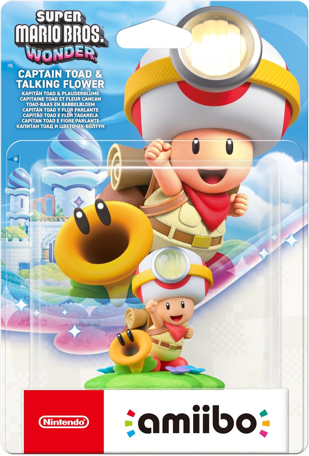 FIGURA AMIIBO CAPTAIN TOAD & TALKING FLOWER