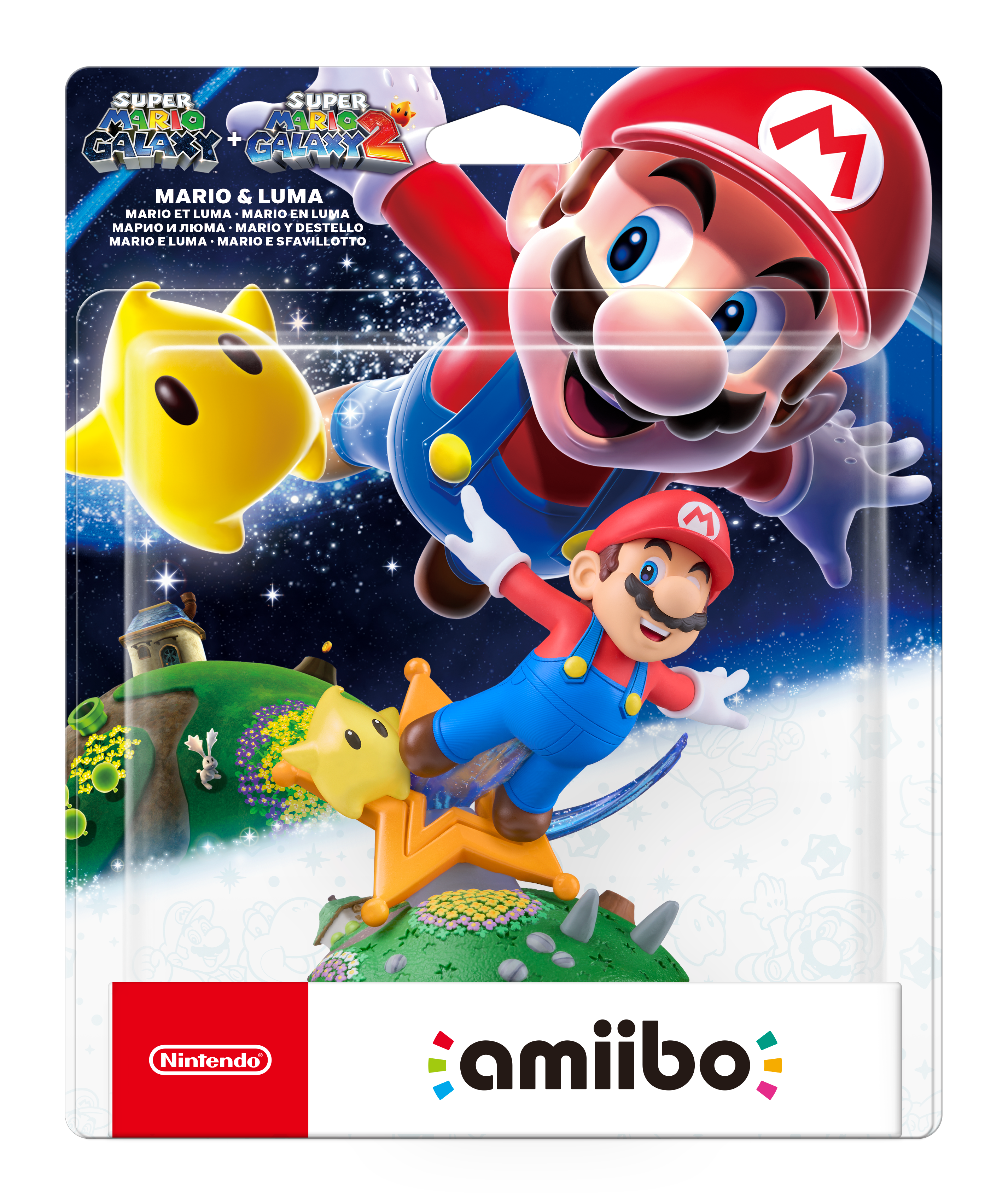 FIGURA AMIIBO MARIO & LUMA - MARIO GALAXY 1+2