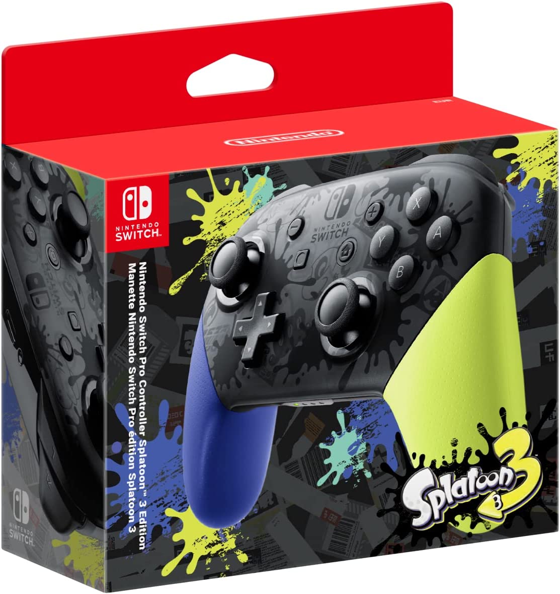 MANDO PRO CONTROLLER SPLATOON 3 SWITCH