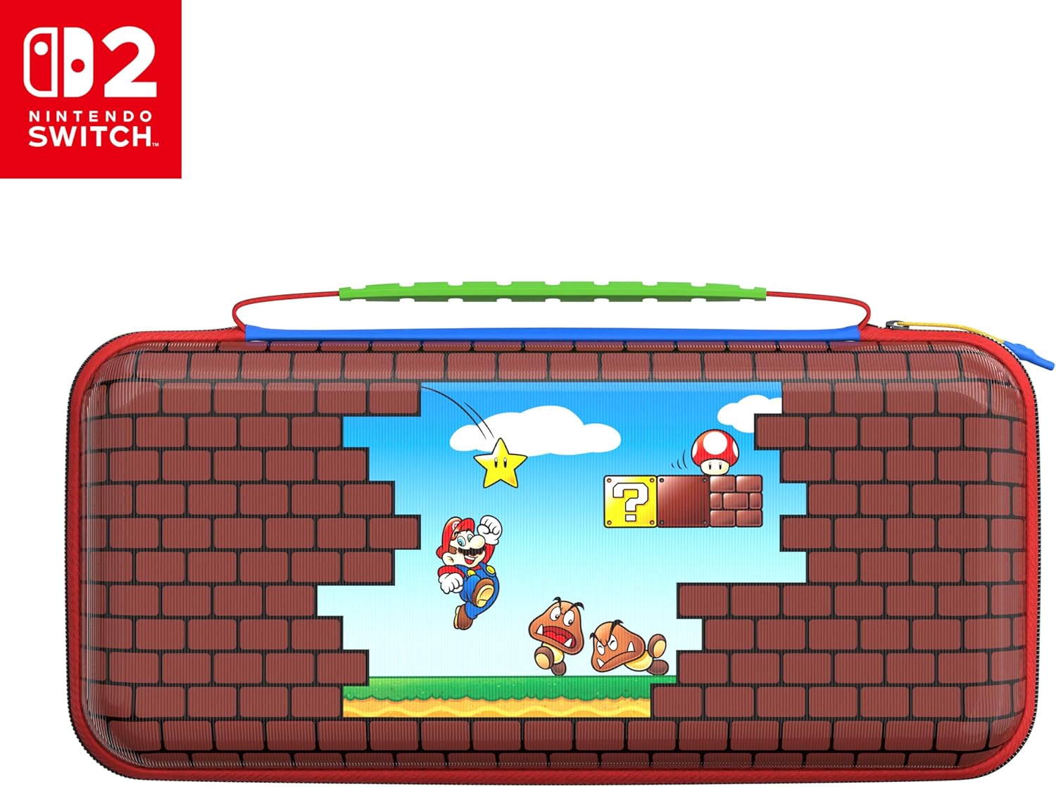 BOLSA PLAYTREK TRAVEL CASE MARIO BRICKS SWITCH 2