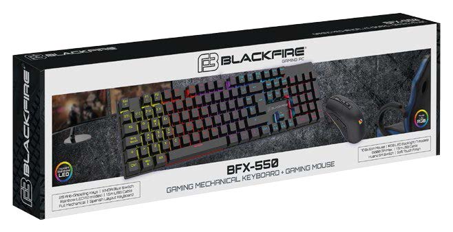 COMBO BFX-550 TECLADO MECANICO + RATON GAMING