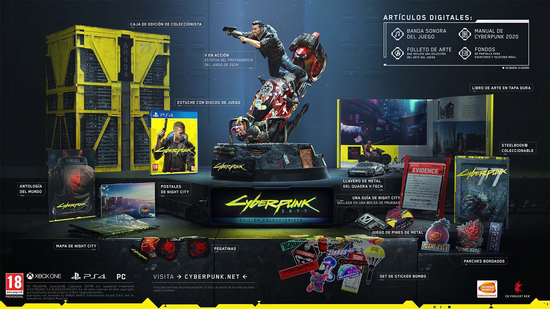 PS4 CYBERPUNK 2077 EDICION COLECCIONISTA