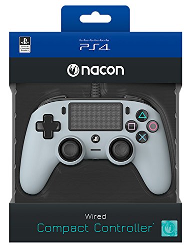 MANDO NACON CON CABLE GRIS PS4
