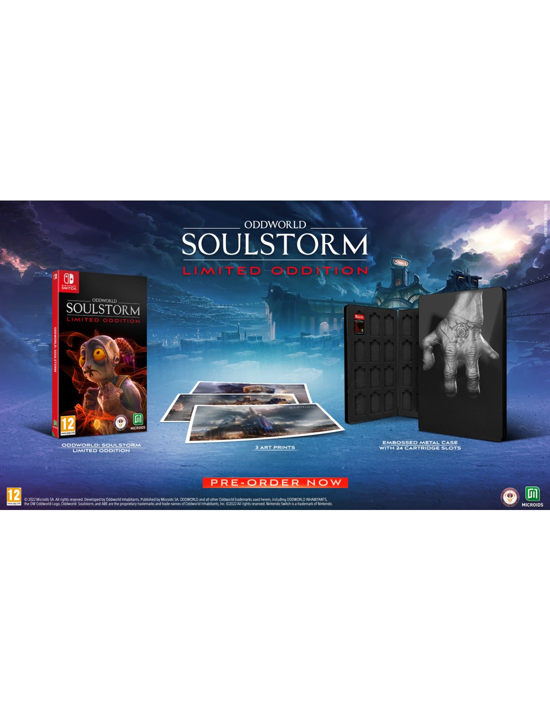 SWITCH ODDWORLD SOULSTORM COLLECTOR EDITION
