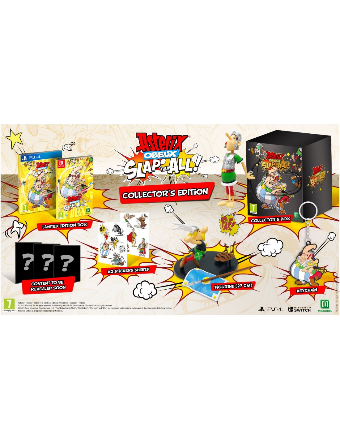 PS4 ASTERIX & OBELIX SLAP THEM ALL COLLECTOR EDIT.