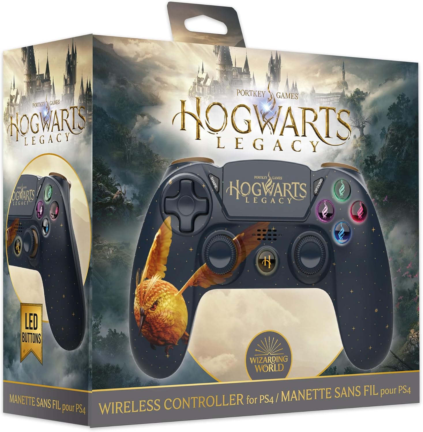 MANDO INALAMBRICO HOGWARTS LEGACY VIVE ORO PS4