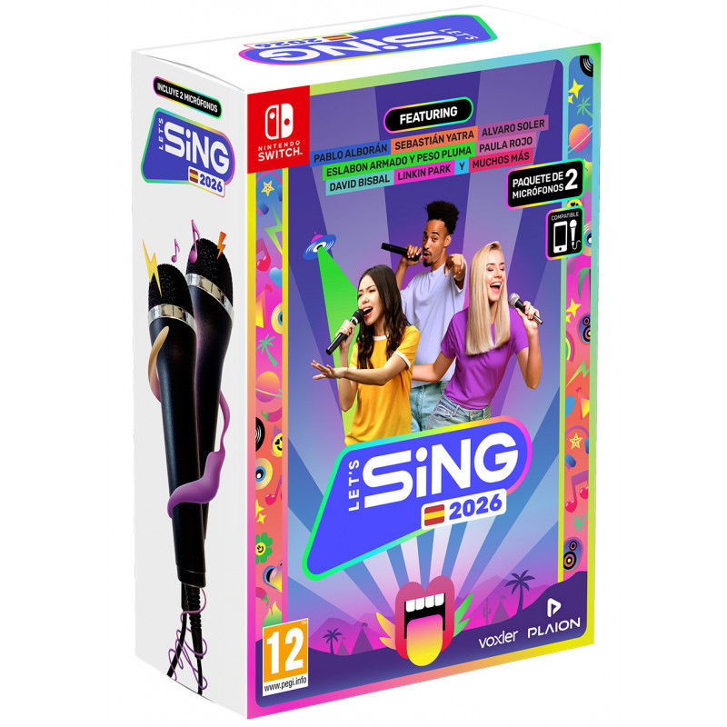 SWITCH LETS SING 2026 +2 MICS
