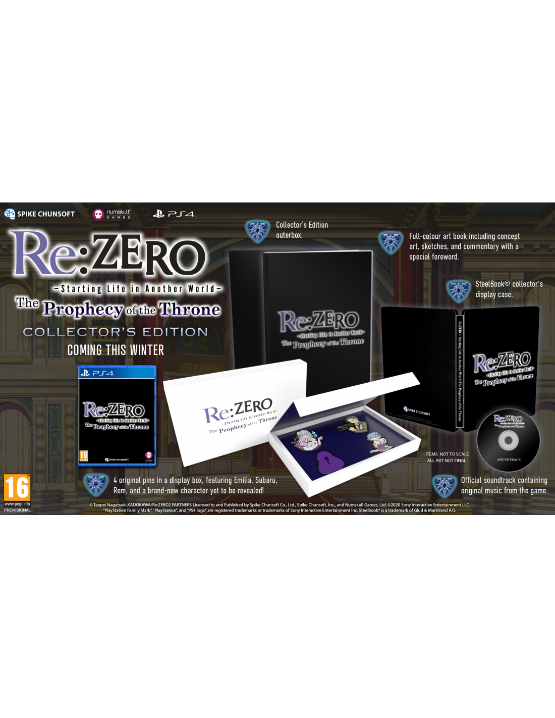 PS4 RE:ZERO - THE PROPHECY OF THE THRONE LIMITED