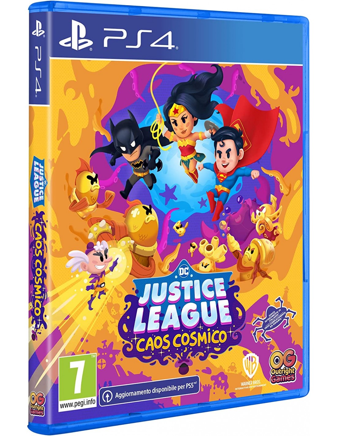 PS4 DC JUSTICE LEAGUE: CAOS COSMICO D1 E.