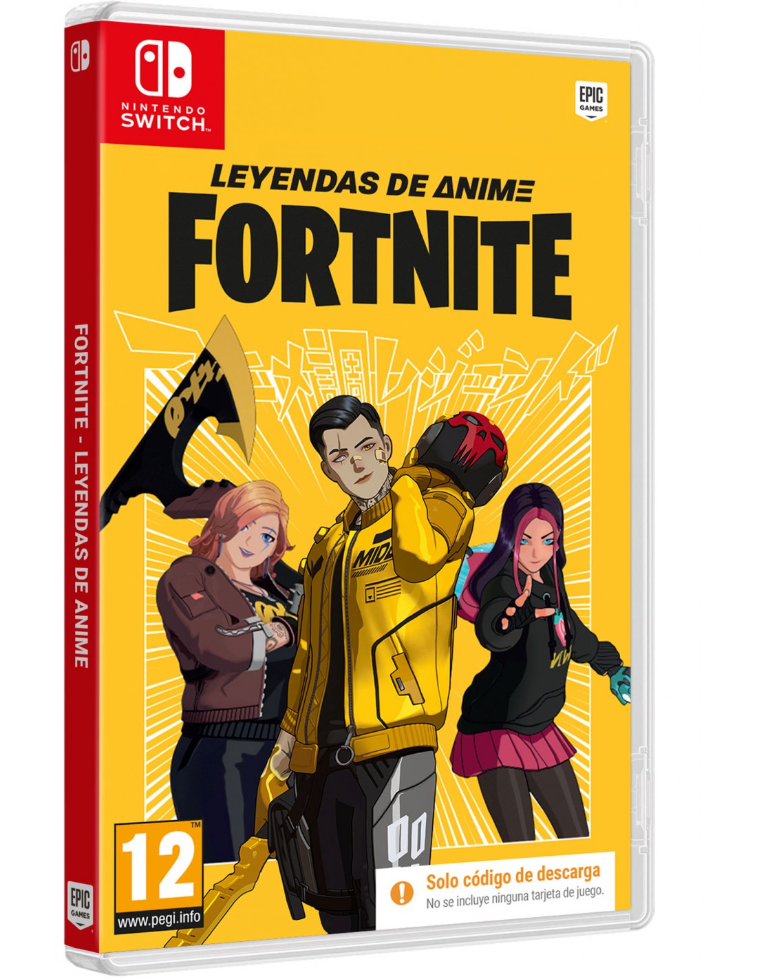 SWITCH FORTNITE LEYENDAS DE ANIME