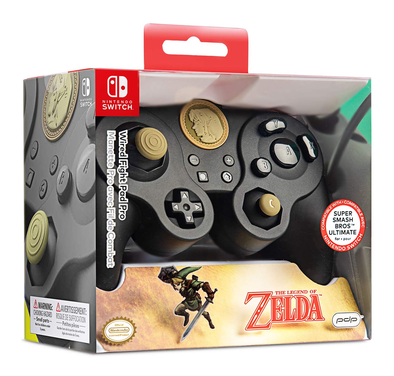MANDO SWITCH LEGEND OF ZELDA CABLEADO