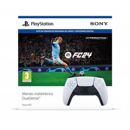 MANDO DUALSENSE WIRELESS BLANCO PS5+EA SPORTS FC24