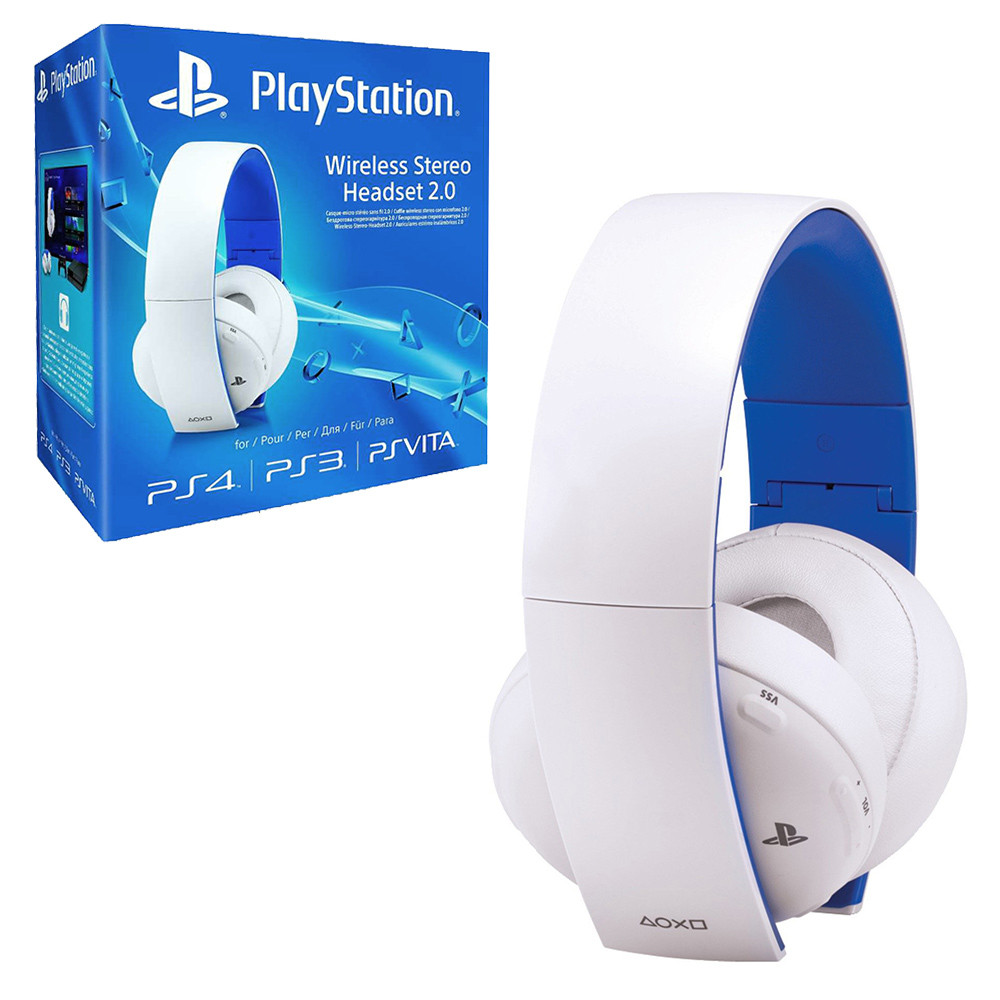 AURICULARES WIRELESS 2.0 SONY PS4-PS3-VITA BLANCO
