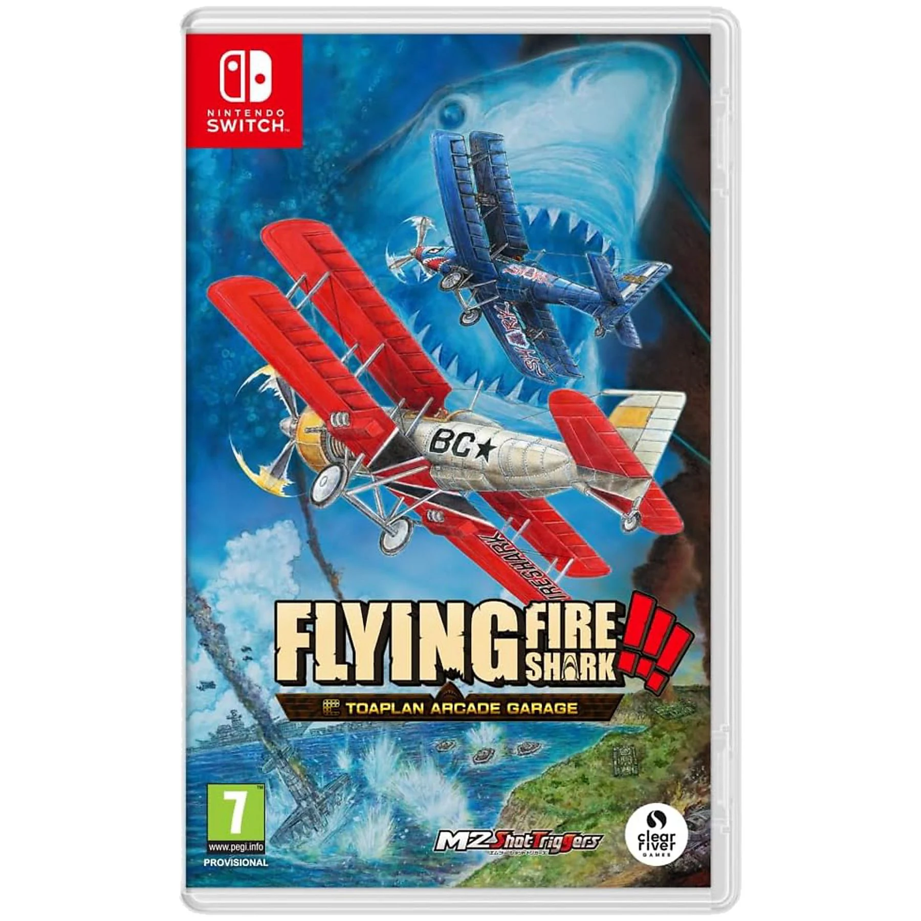 SWITCH TOAPLAN ARCADE GARAGE FLYING FIRE SHARK