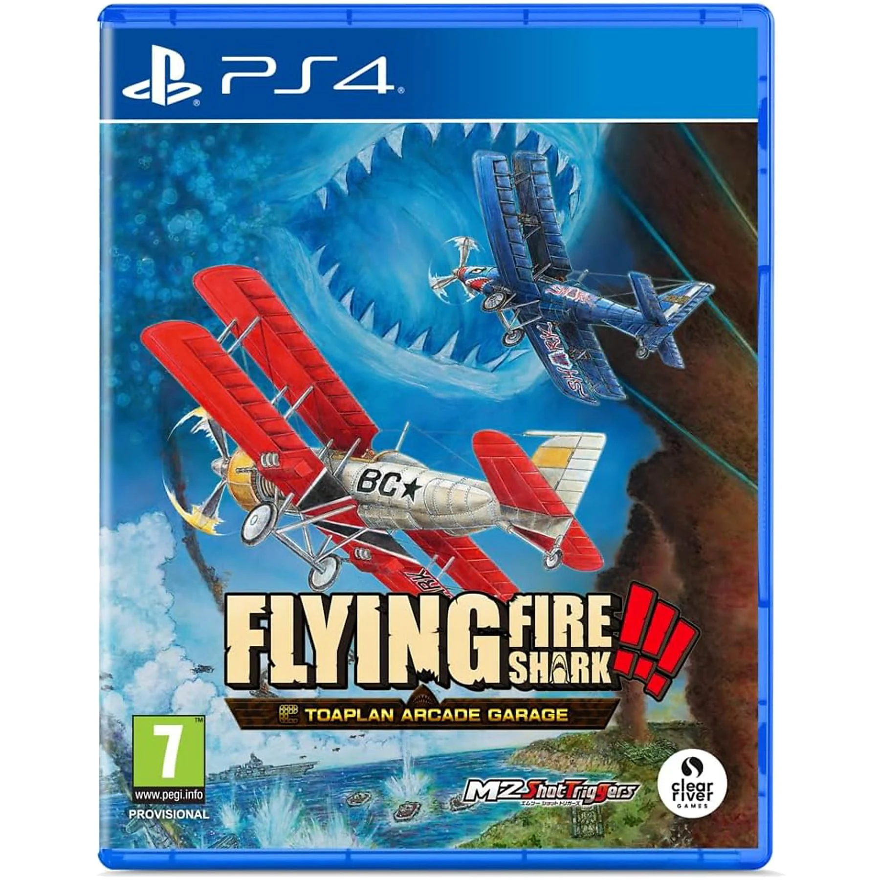 PS4 TOAPLAN ARCADE GARAGE FLYING FIRE SHARK
