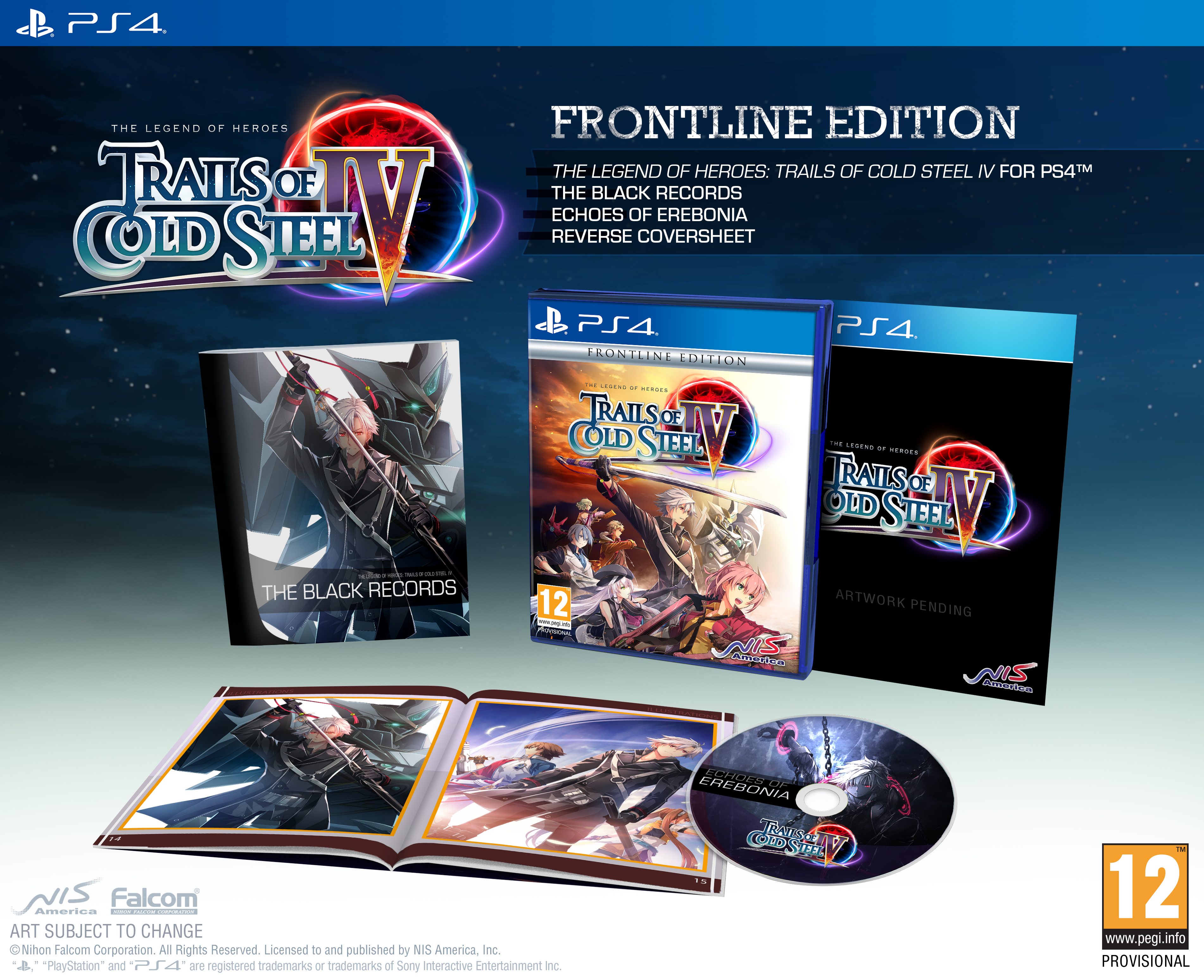PS4 THE LEGEND OF HEROES: TRAILS OF COLD STEEL IV