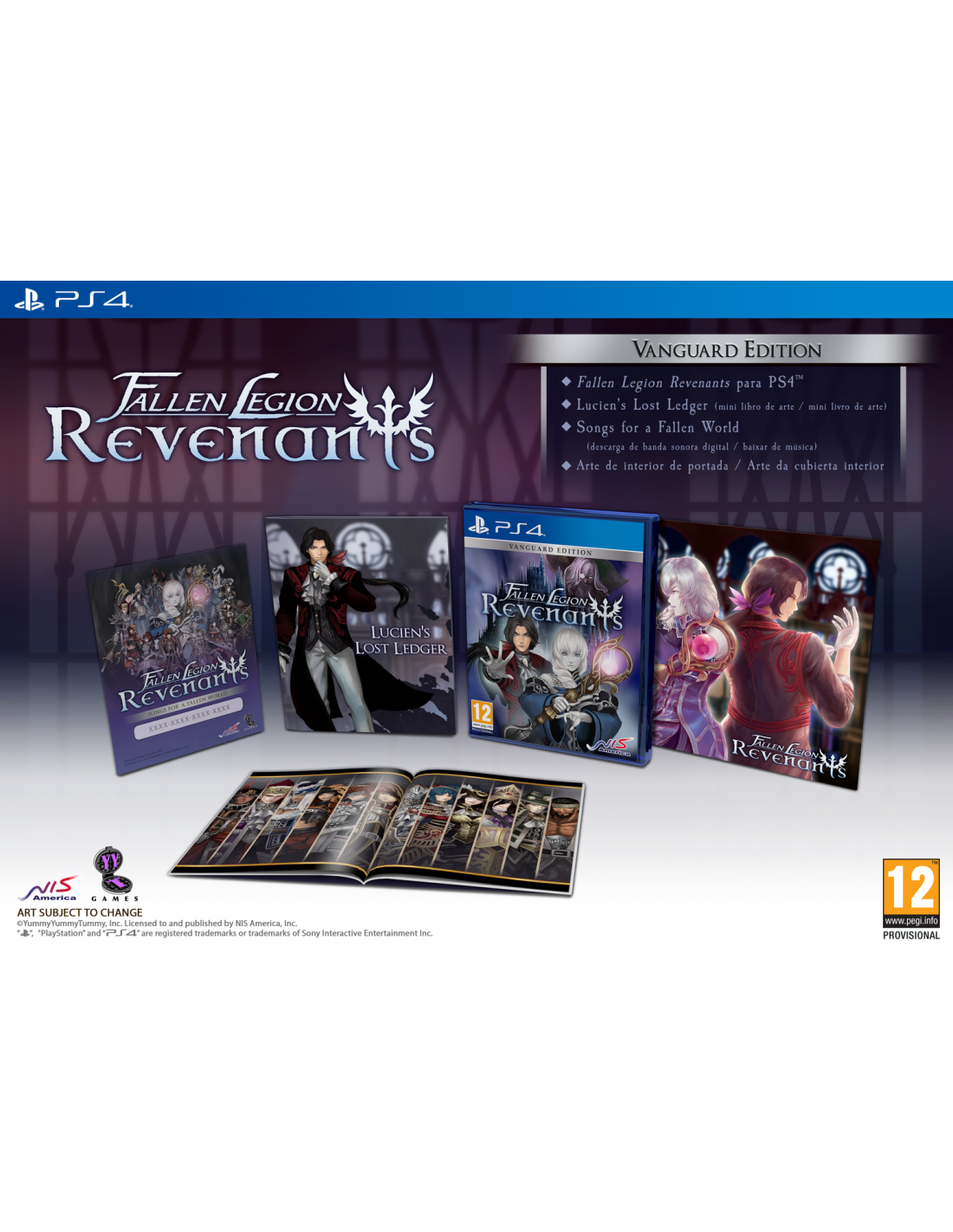 PS4 FALLEN LEGION REVENANTS VANGUARD EDITION