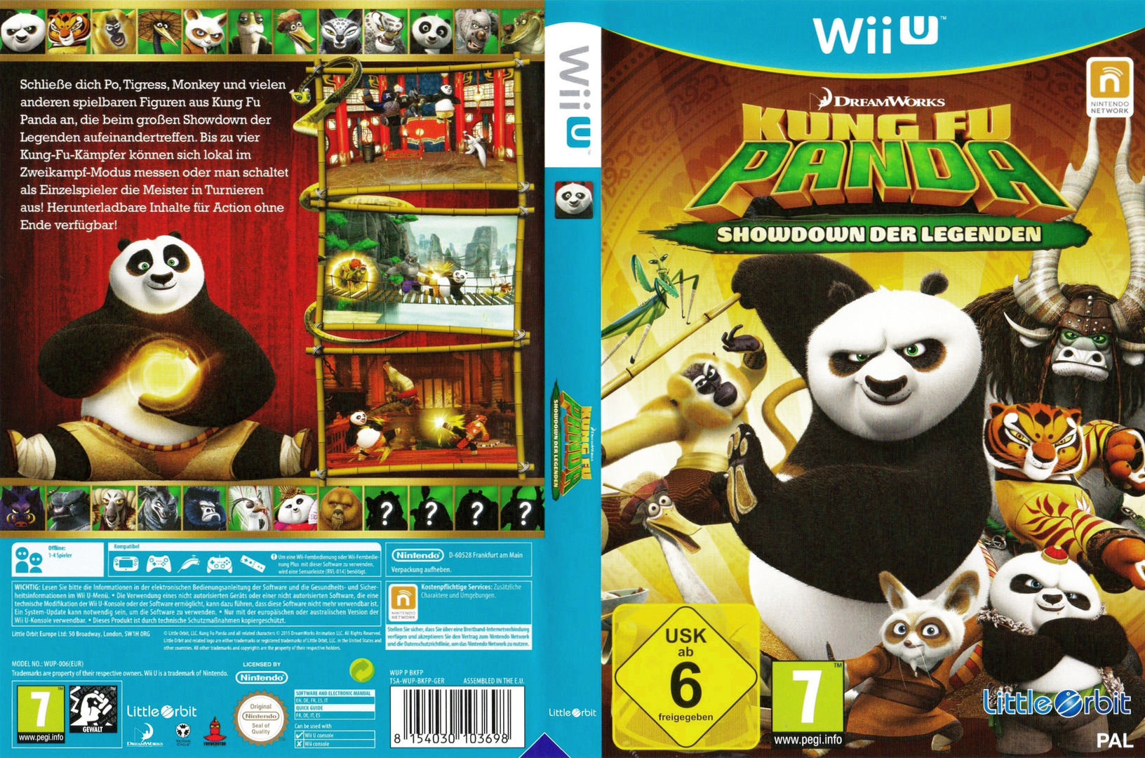 WIIU KUNG FU PANDA CONFRONTACION DE LEYENDAS LEGEN