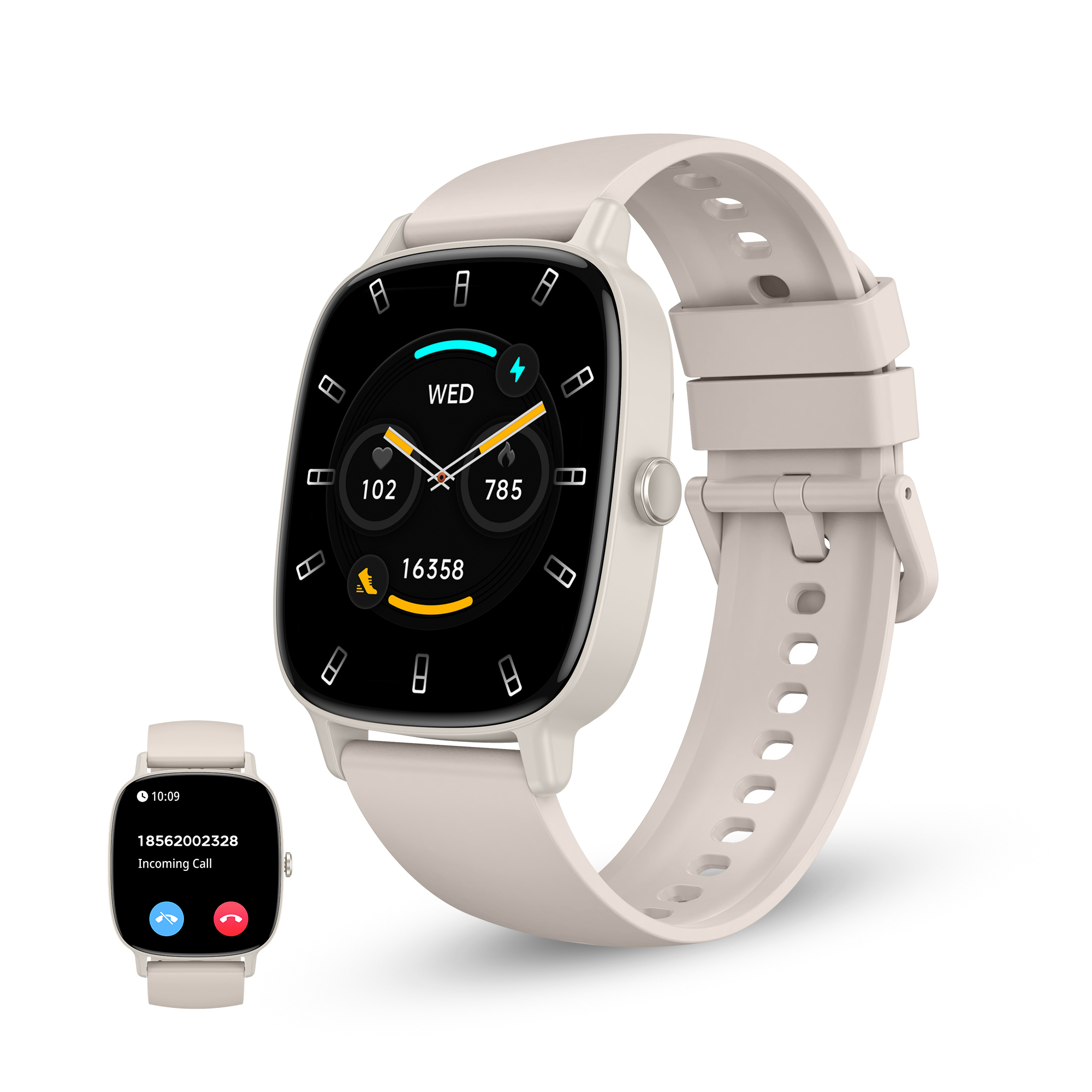 SMARTWATCH KSIX PULSE BEIGE 1.83