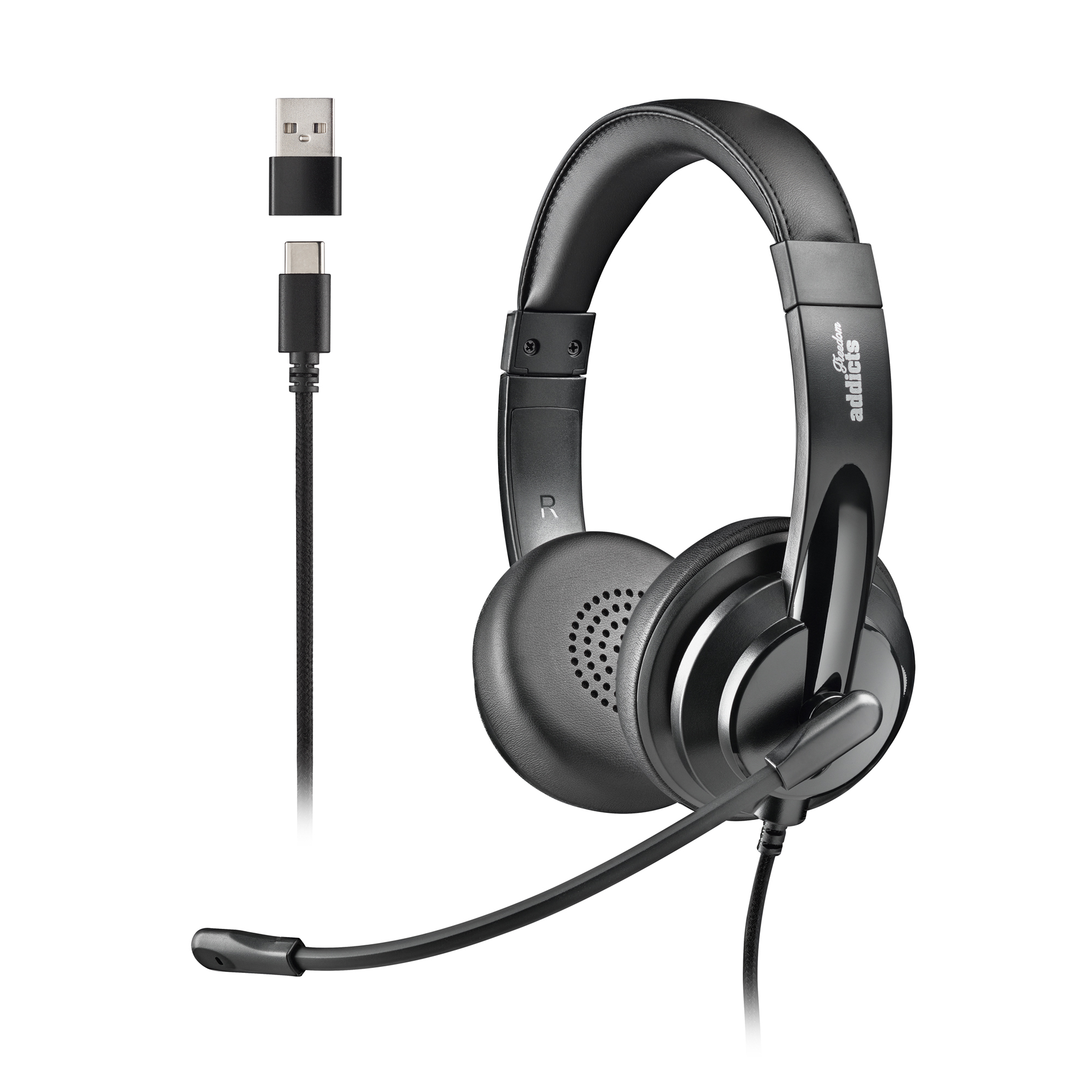 AURICULARES NGS STEREO C/ MICROFONO FLEXIBLE USB-C