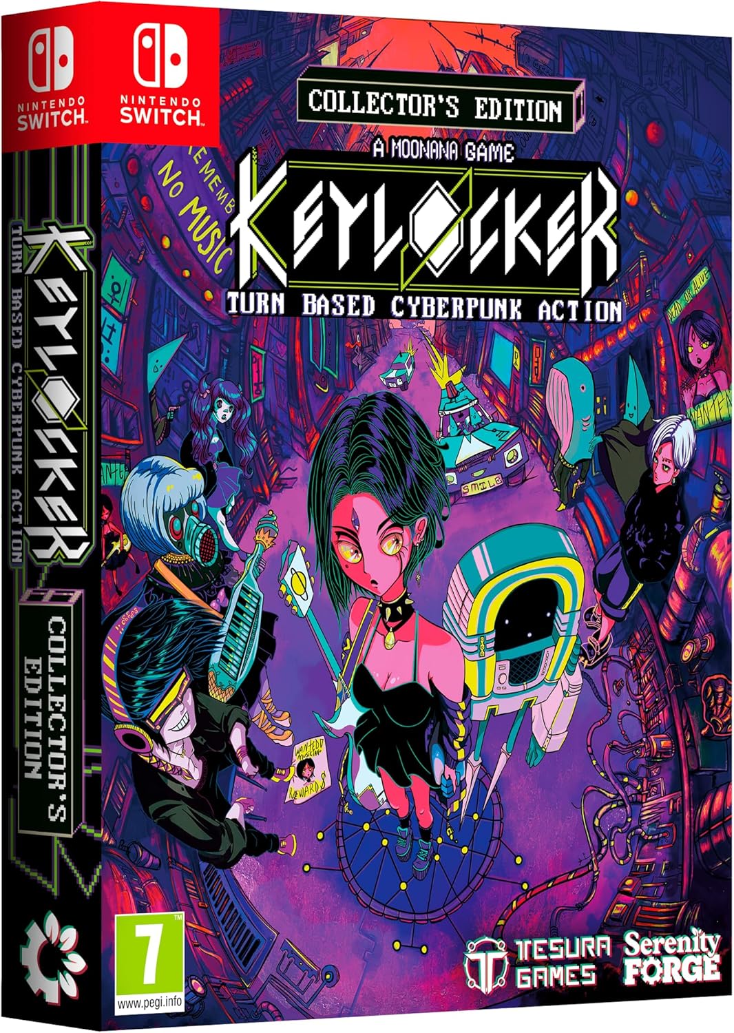 SWITCH KEYLOCKER | TURN BASED CYBERPUNK ACTION COL