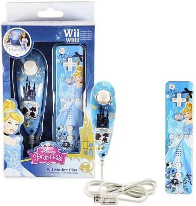 MANDOS WII-WIIU REMOTE PLUS + NUNCHUK CENICIENTA