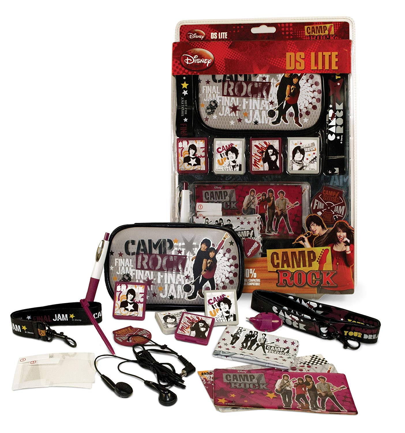 PACK ACCESORIOS CAMP ROCK NDS