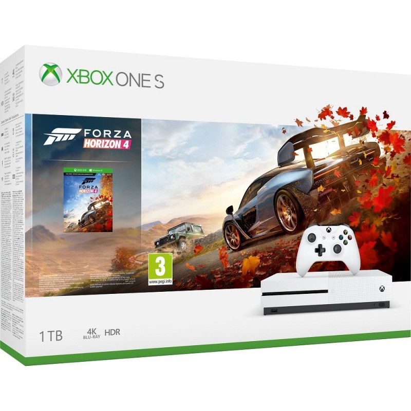 CONSOLA XBONE S 1 TB + FORZA HORIZON 4