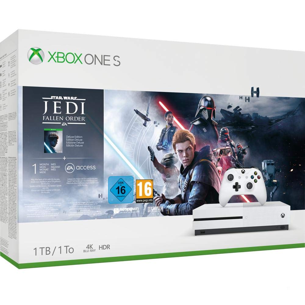CONSOLA XBOX ONE S 1 TB + STAR WARS JEDI