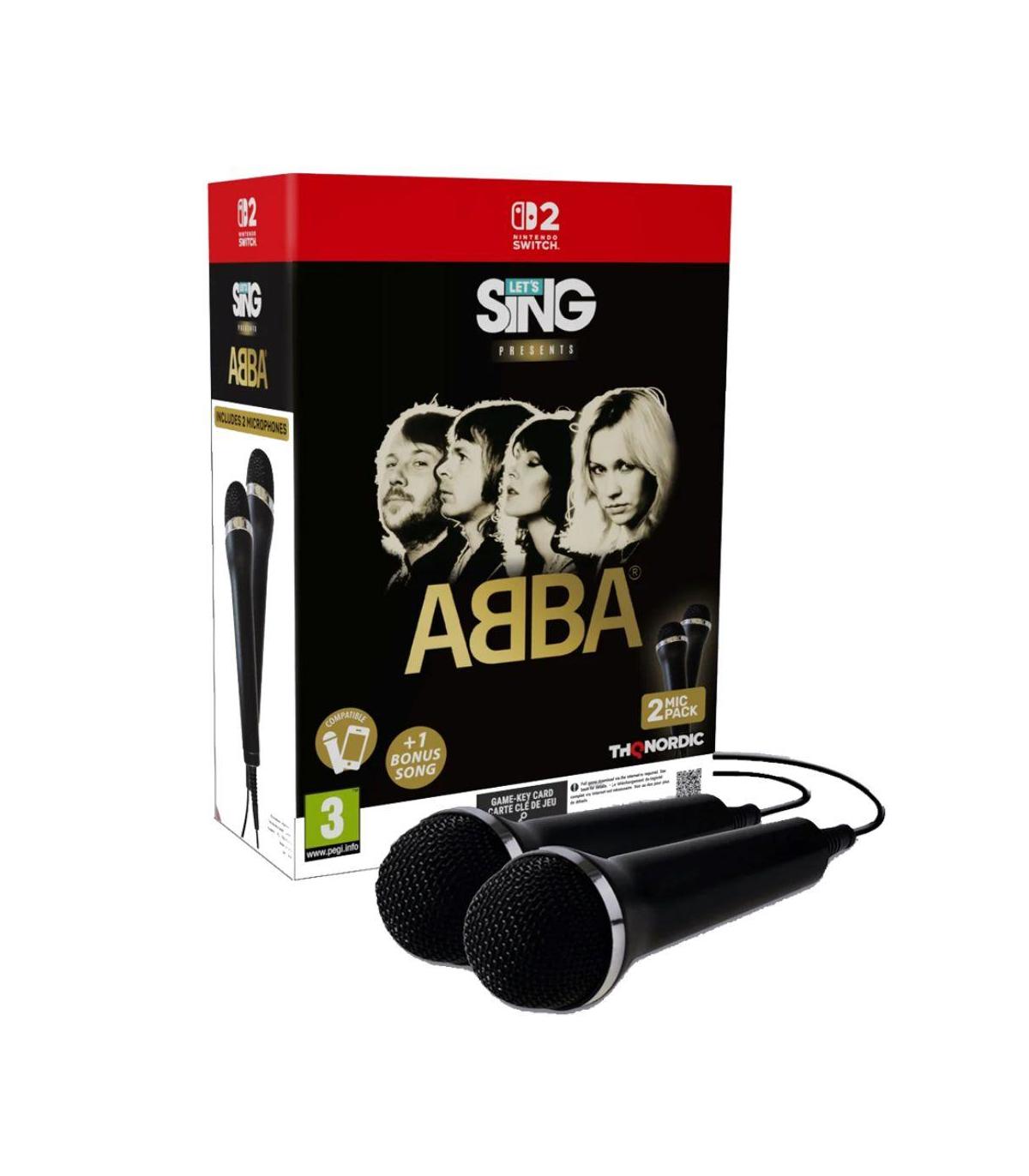 SWITCH2 LETS SING ABBA + 2 MICROS