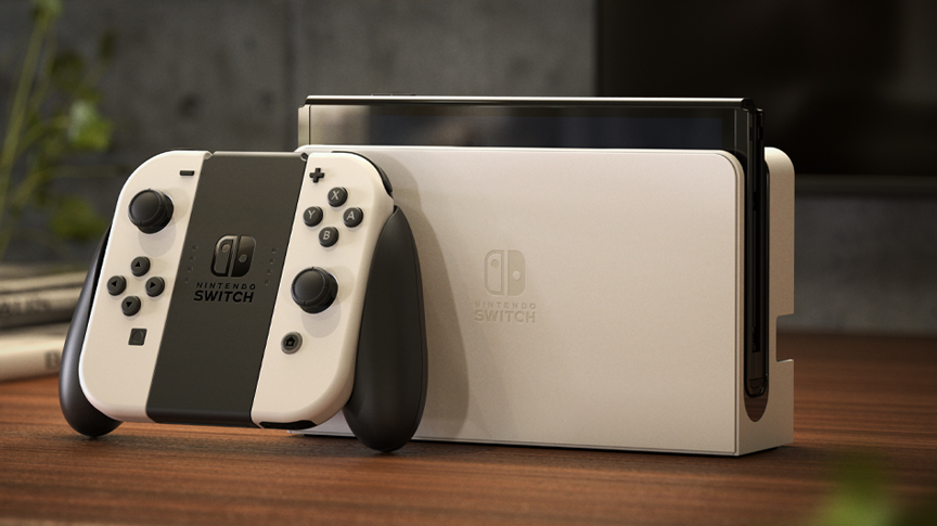 CONSOLA NINTENDO SWITCH OLED BLANCA 2