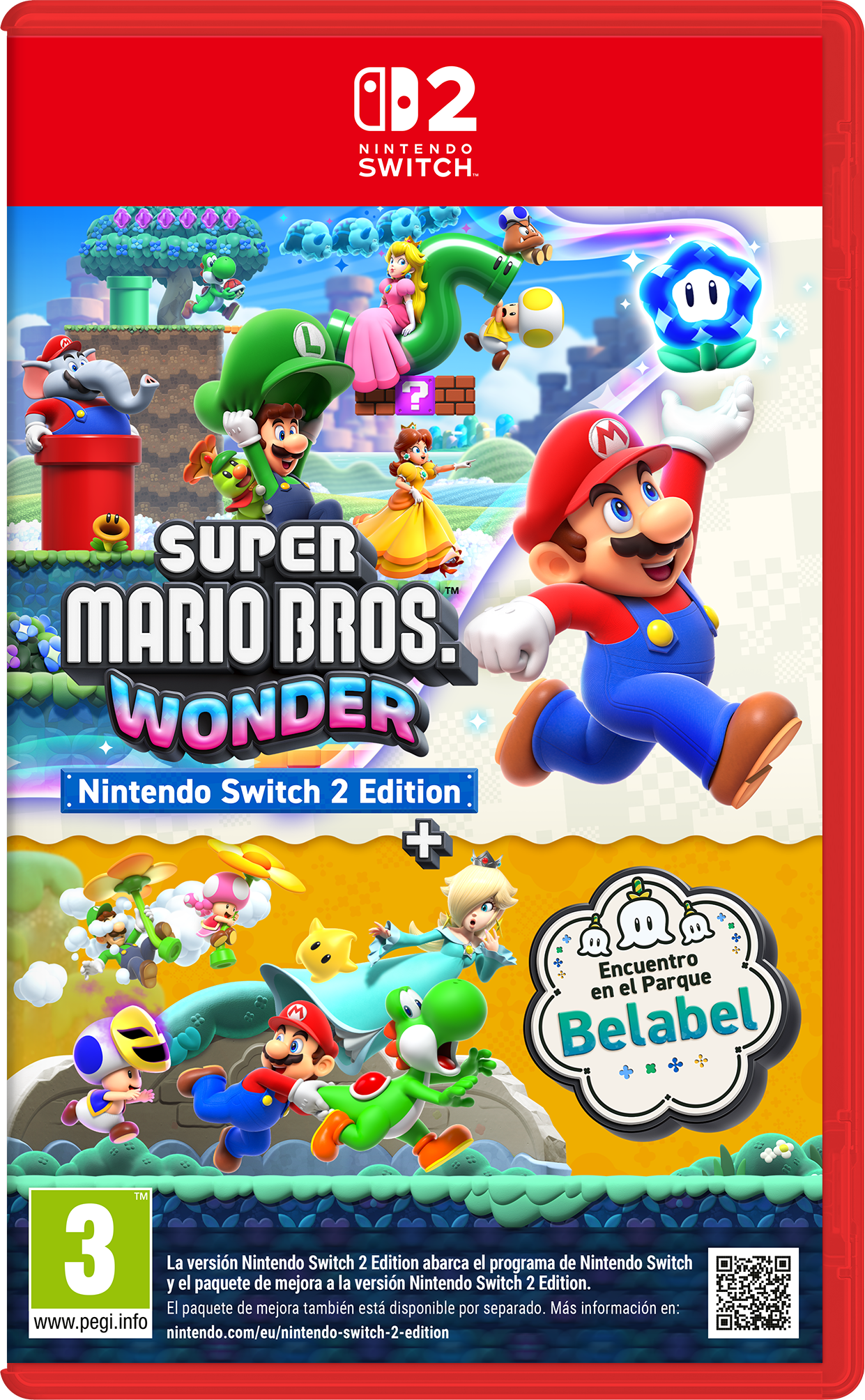 SWITCH2 SUPER MARIO BROS WONDER +PARQUE BELABEL