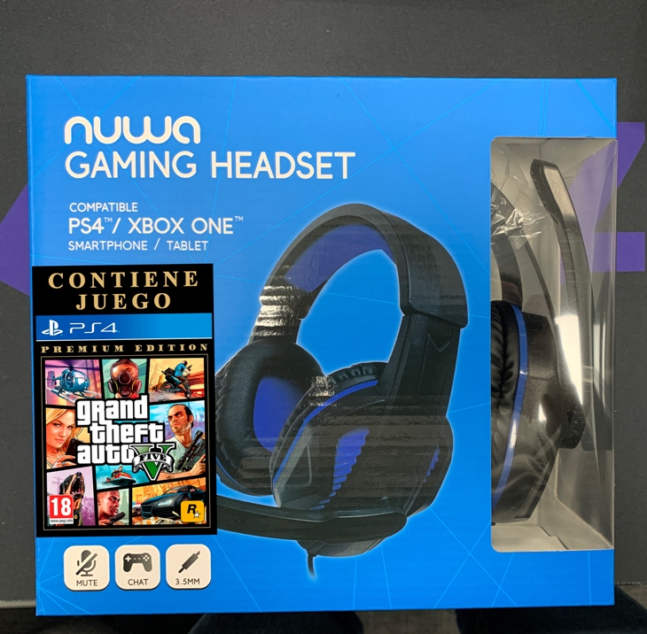 AURICULAR NUWA PS4 +GRAND THEFT AUTO V P. PROMO