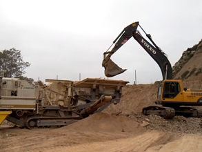 Trituración primaria - machacado con mandíbulas