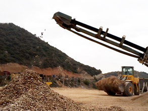 Cribado del material