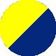 Amarillo-Azul oscuro