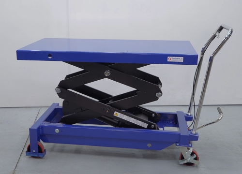 Mesa elevadora manual 1.000 kg, asa desmontable 2