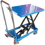 Mesa elevadora manual 150 kg, Asa plegable 1