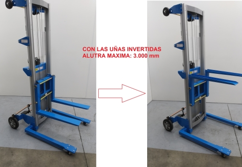 Apilador aluminio eleva a 2.500 mm 6