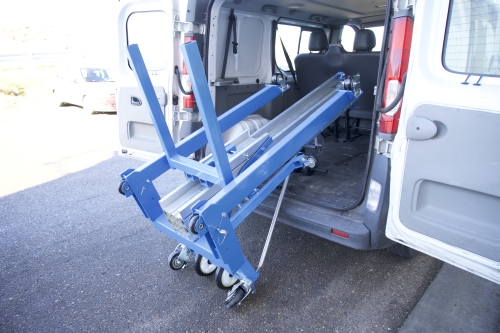 Apilador de aluminio eleva a 5.000 mm 6