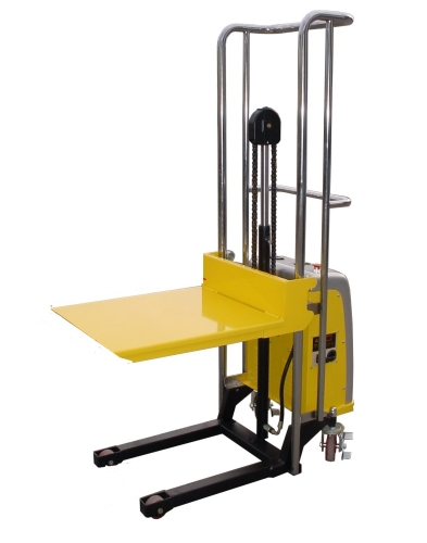 Apilador eléctrico 400 Kg elevación uñas 1.500mm 5